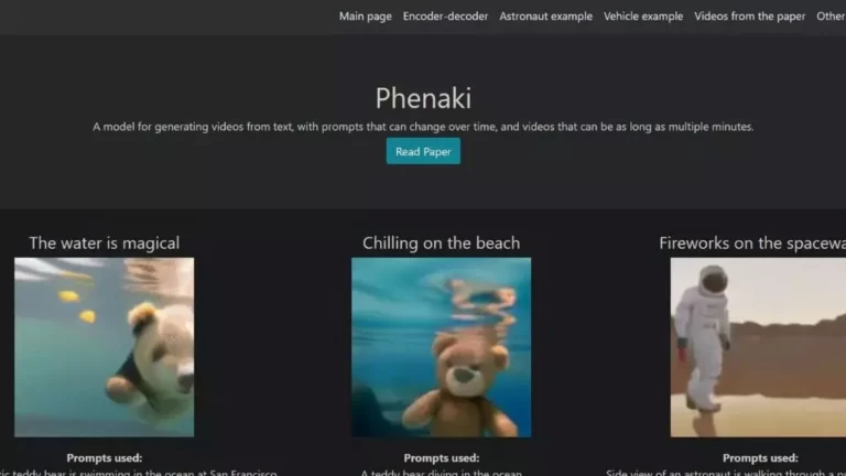 Phenaki – допомагає створити відео з тексту
