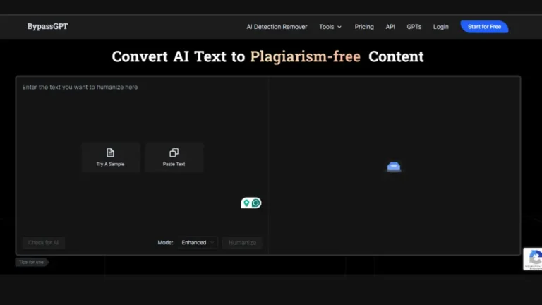 BypassGPT – перевірка на плагіат та рерайтинг тексту