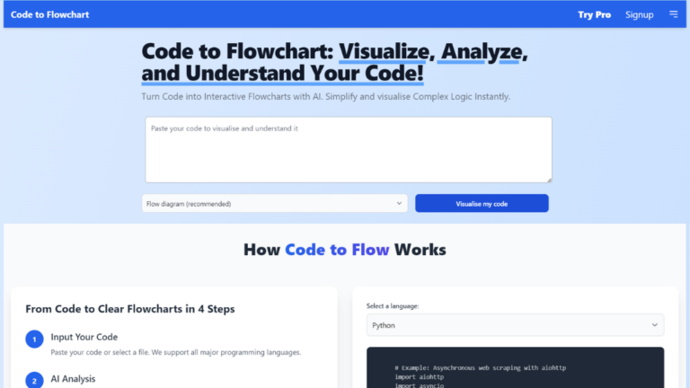 Code to Flowchart – програмування та розшифровка коду