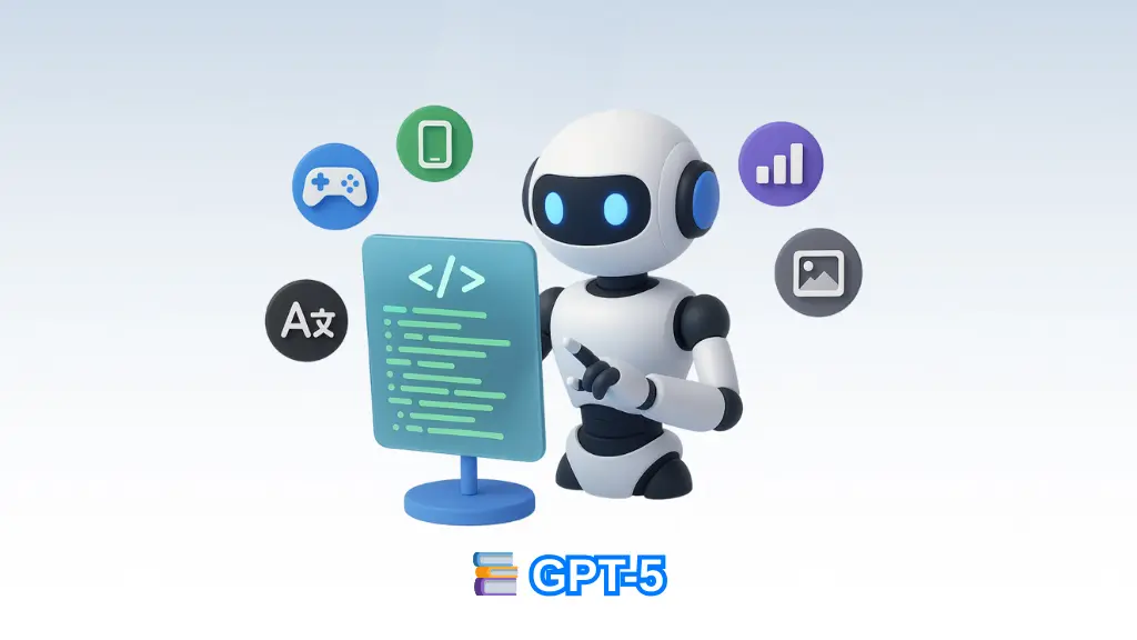 Приклади кодування GPT-5: Безкоштовна бібліотека веб-сайтів